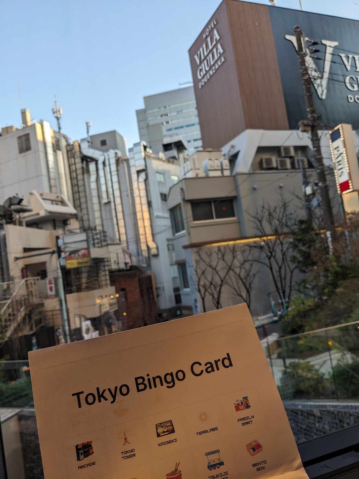 Tokyo Bingo Game – Japan Scavenger Hunt Bingo with 30+ variations