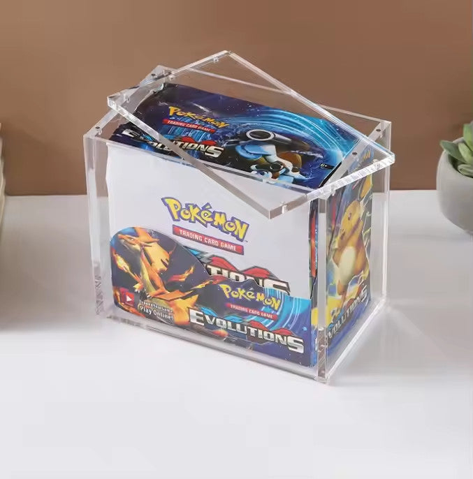 pokemon booster box free shipping Clear Magnetic Acrylic Case Pokemon Booster Box ☀ UV PROTECTION (Free –  Japan Stuff