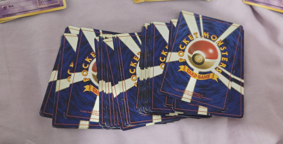 200 BULK Pokemon Cards Base Sets JAPANESE OLD BACK (Fossil,Jungle,Expa ...